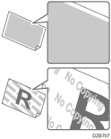 Illustration of the unauthorized copy prevention function