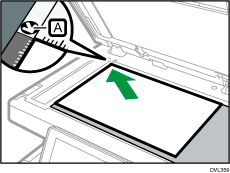 Ilustração com legendas numeradas do vidro de exposição