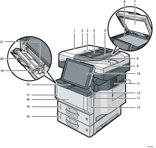 带有编号的主机单元插图