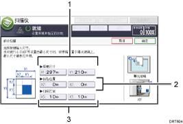 已编号的操作面板画面插图