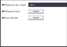 Ilustrace displeje ovládacího panelu