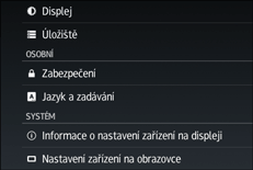 Ilustrace ovládacího panelu