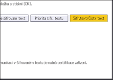 Ilustrace ovládacího panelu