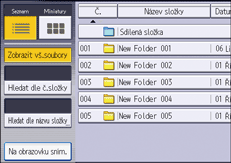 Ilustrace displeje ovládacího panelu