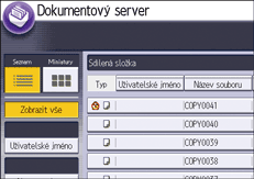 Ilustrace displeje ovládacího panelu