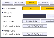 Ilustrace displeje ovládacího panelu