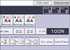 Ilustrace ovládacího panelu