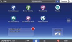 Ilustrace ovládacího panelu