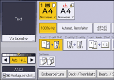 Abbildung Bedienfeld-Display