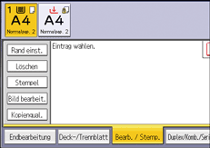 Abbildung Bedienfeld-Display