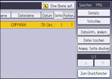 Abbildung Bedienfeld-Display