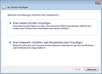 Abbildung Treiberbildschirm