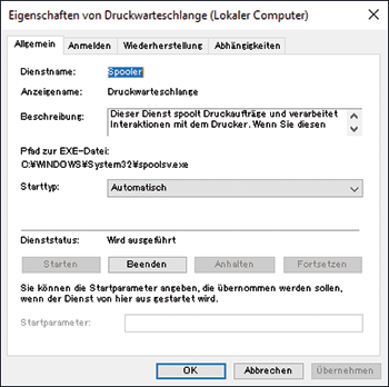 Abbildung Treiberbildschirm