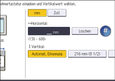 Abbildung Bedienfeld-Display