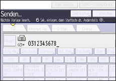 Abbildung Bedienfeld-Display