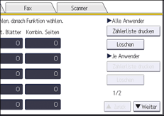 Abbildung Bedienfeld-Display