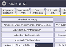 Abbildung Bedienfeld-Display