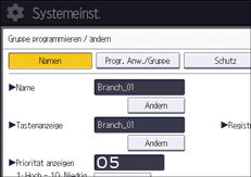 Abbildung Bedienfeld-Display