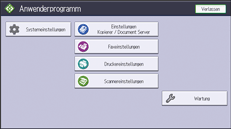 Abbildung Bedienfeld-Display