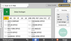 Abbildung Bedienfeld-Display