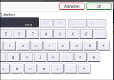 Abbildung Bedienfeld-Display