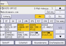 Abbildung Bedienfeld-Display