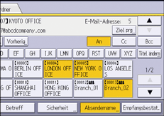 Abbildung Bedienfeld-Display