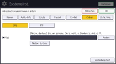 Abbildung Bedienfeld-Display