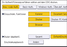 Abbildung Bedienfeld-Display