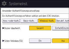 Abbildung Bedienfeld-Display