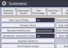 Abbildung Bedienfeld-Display