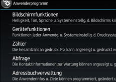 Abbildung Bedienfeld-Display