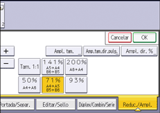 Ilustración de la pantalla del panel de mandos
