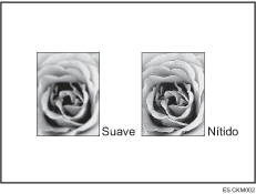 Ilustración de Nítido / Suave