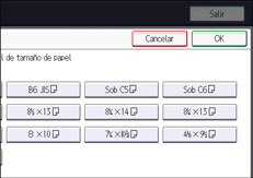 Ilustración de la pantalla del panel de mandos