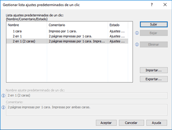 Ilustración de la pantalla del driver