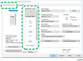 Ilustración de la pantalla del driver