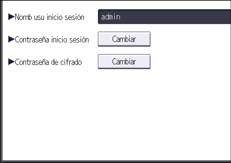 Ilustración de la pantalla del panel de mandos