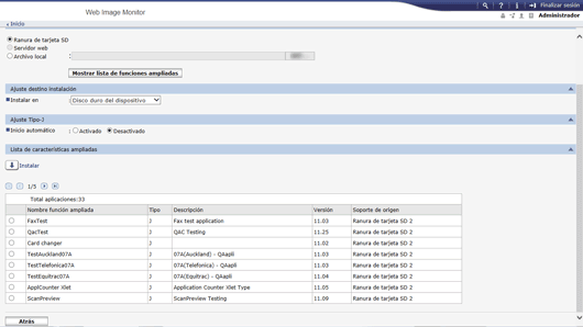 Ilustración de la pantalla del navegador Web