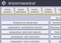Käyttöpaneelin näyttö