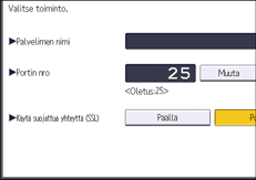 Käyttöpaneelin näyttö