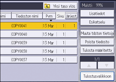 Käyttöpaneelin näyttö