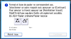 Illustration de l'écran du panneau de commande