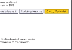 Illustration de l'écran du panneau de commande