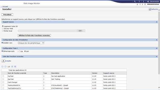 Illustration de la page du navigateur Web