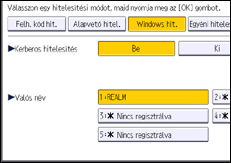 A kezelőpanel ismertetése