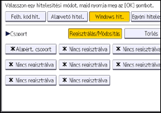 A kezelőpanel ismertetése