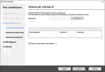 Immagine programma di installazione