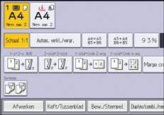 Afbeelding van bedieningspaneel