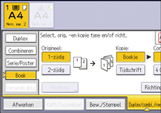Afbeelding van bedieningspaneel